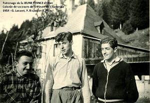 COLO JEUNE FRANCE 1954 G. Larrazet, P. Rispoli et R. pons